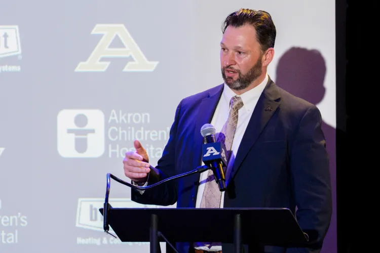 Akron football team picks an OC for a day